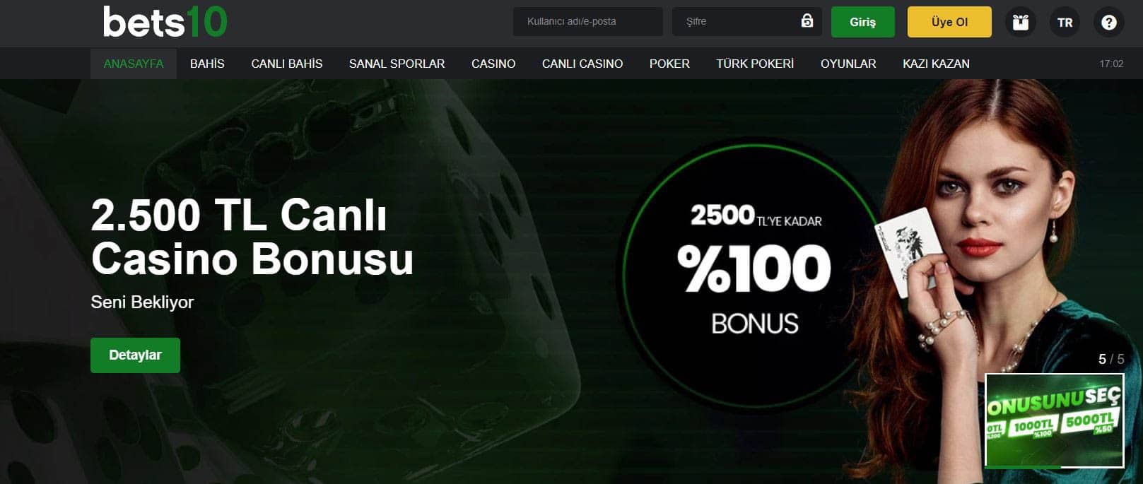 bets10 canli casino bonuslari nasil